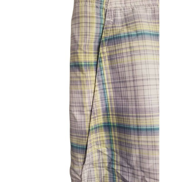 Columbia Mens Sz 36W 10L Omni-Shade Sun Protection Shorts Multicolor Flat Front - Picture 6 of 6